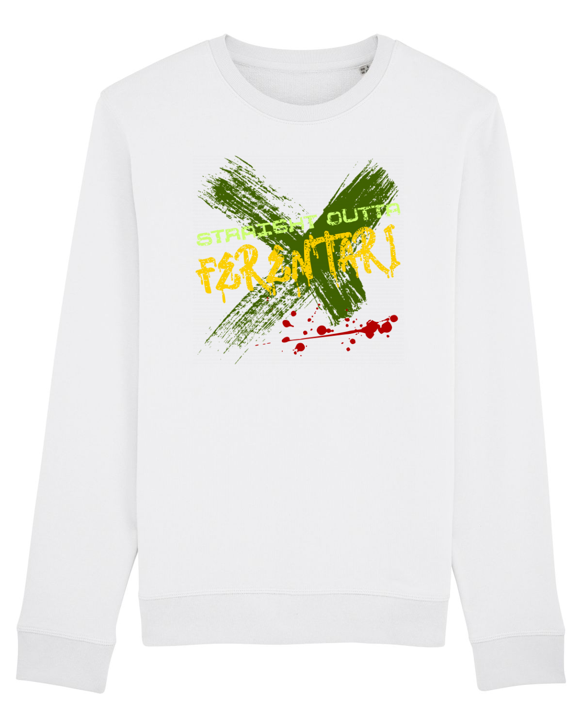 Bluză mânecă lungă Unisex Rise White