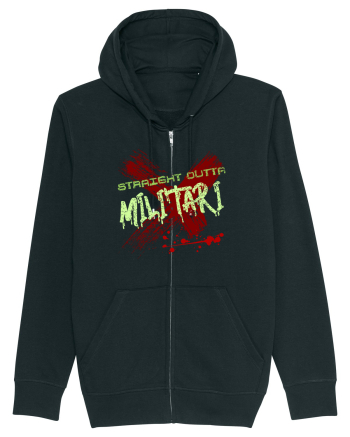 STRAIGHT OUTTA MILITARI- DIN MILITARI Black