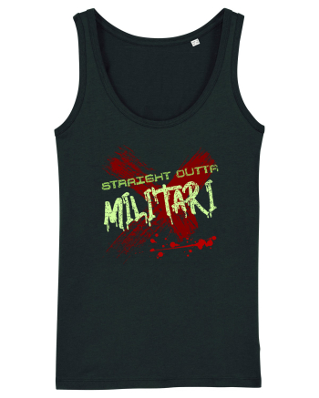 STRAIGHT OUTTA MILITARI- DIN MILITARI Black