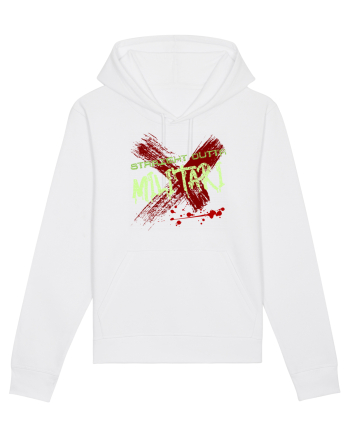 STRAIGHT OUTTA MILITARI- DIN MILITARI White