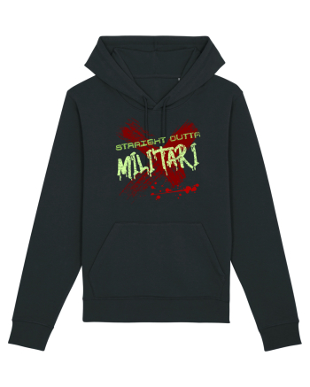 STRAIGHT OUTTA MILITARI- DIN MILITARI Black