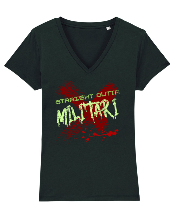 STRAIGHT OUTTA MILITARI- DIN MILITARI Black