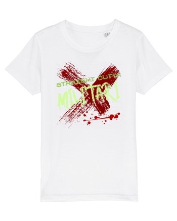 STRAIGHT OUTTA MILITARI- DIN MILITARI White