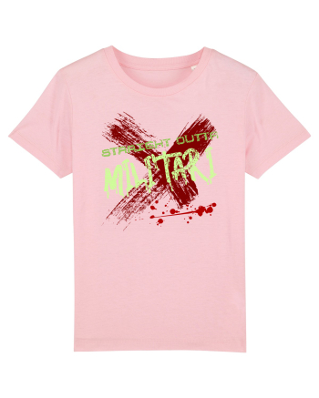 STRAIGHT OUTTA MILITARI- DIN MILITARI Cotton Pink