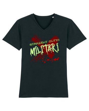 STRAIGHT OUTTA MILITARI- DIN MILITARI Black