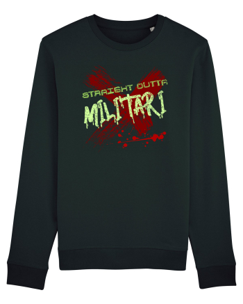 STRAIGHT OUTTA MILITARI- DIN MILITARI Black