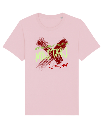 STRAIGHT OUTTA MILITARI- DIN MILITARI Cotton Pink