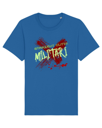 STRAIGHT OUTTA MILITARI- DIN MILITARI Royal Blue