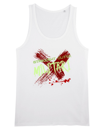 STRAIGHT OUTTA MILITARI- DIN MILITARI White