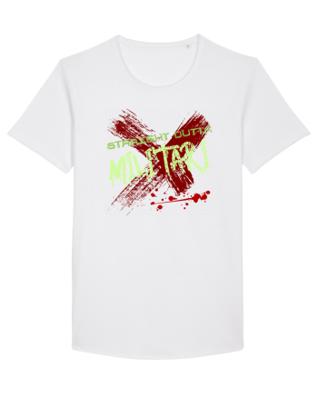 STRAIGHT OUTTA MILITARI- DIN MILITARI White