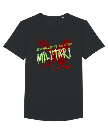 STRAIGHT OUTTA MILITARI- DIN MILITARI Black