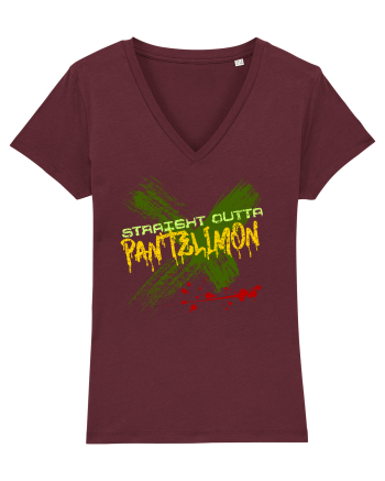 STRAIGHT OUTTA PANTELIMON- DIN PANTELIMON Burgundy