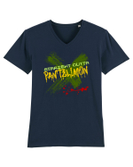 STRAIGHT OUTTA PANTELIMON- DIN PANTELIMON Tricou mânecă scurtă guler V Bărbat Presenter