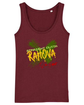 STRAIGHT OUTTA RAHOVA- DIN RAHOVA Burgundy