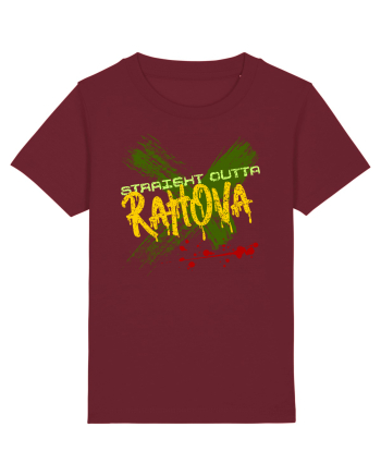 STRAIGHT OUTTA RAHOVA- DIN RAHOVA Burgundy