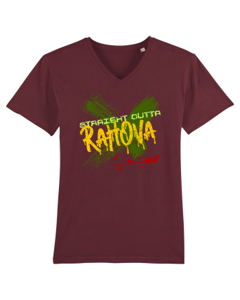 STRAIGHT OUTTA RAHOVA- DIN RAHOVA Burgundy