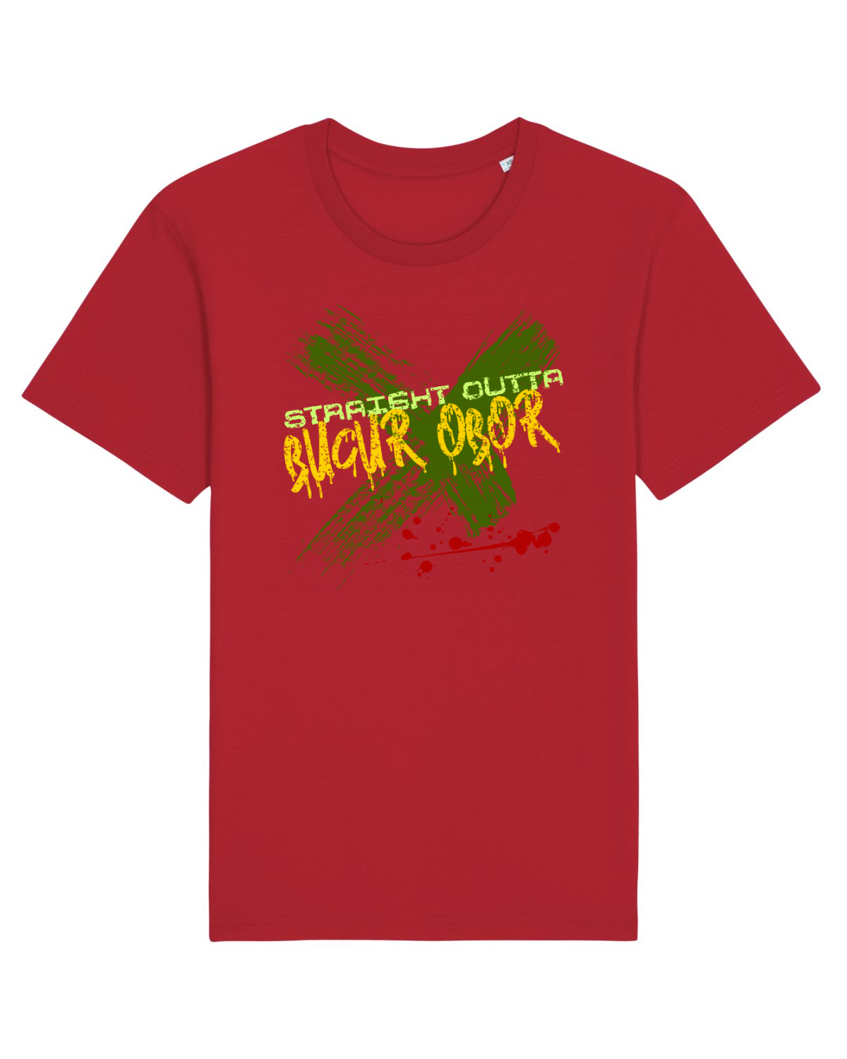 Tricou mânecă scurtă Unisex Rocker Red