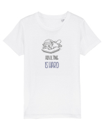 ADULTING IS HARD - E GREU SA FII ADULT Tricou mânecă scurtă  Copii Mini Creator