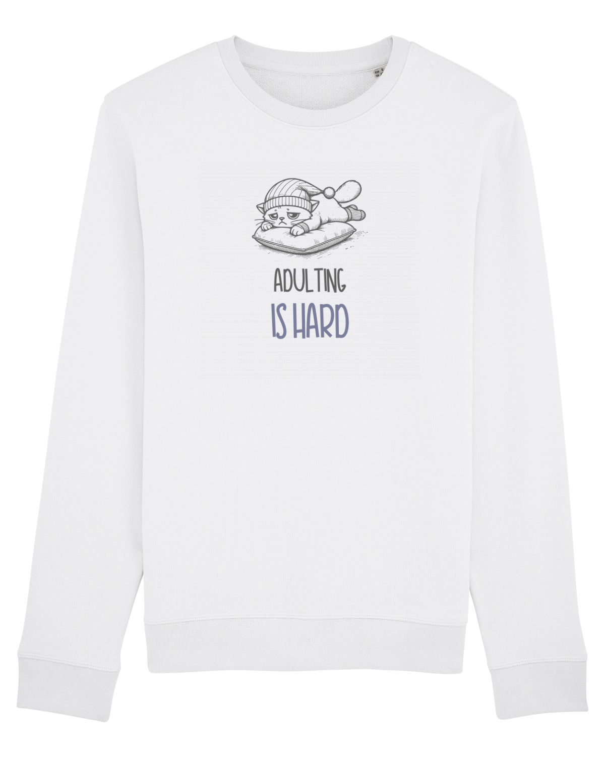 Bluză mânecă lungă Unisex Rise White