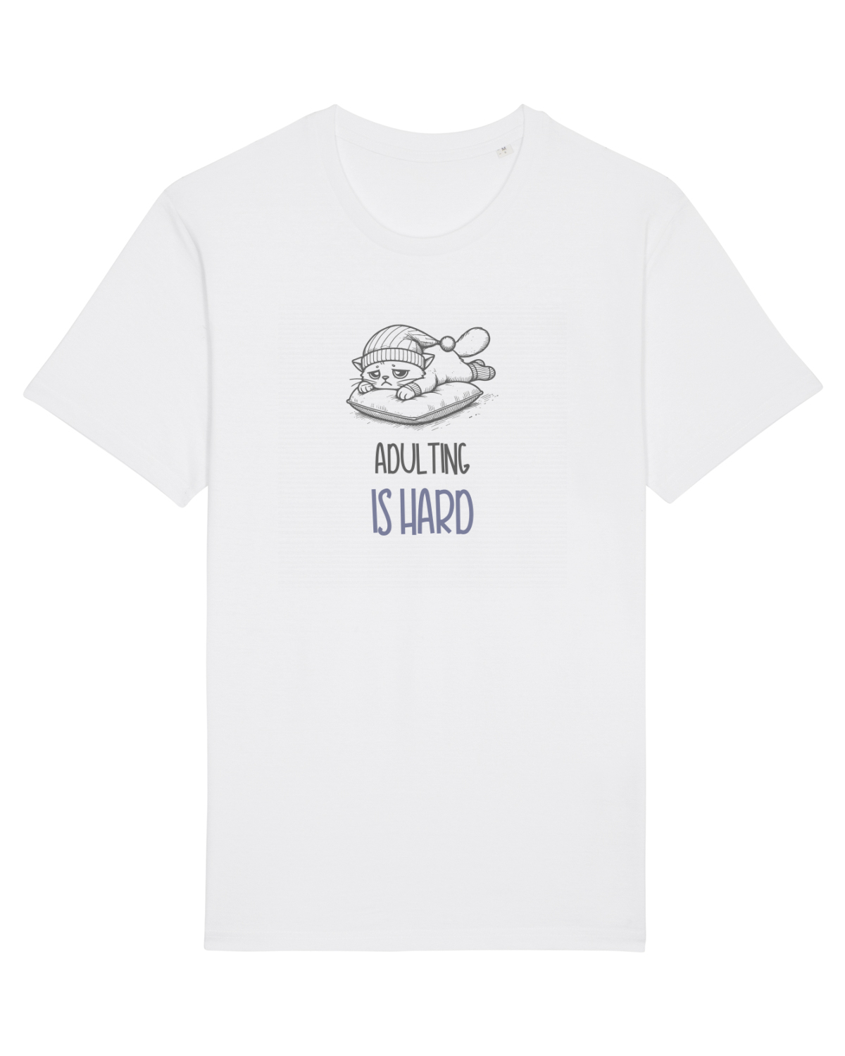 Tricou mânecă scurtă Unisex Rocker White