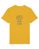 ADULTING IS HARD - E GREU SA FII ADULT Tricou mânecă scurtă Unisex Rocker
