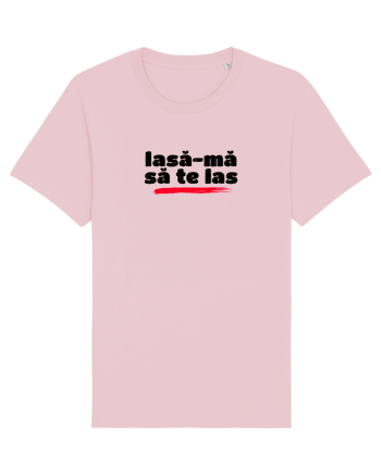 Lasă-mă să te las - negru Cotton Pink