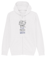 DO MORE OF WHAT MAKES YOU HAPPY Hanorac cu fermoar Unisex Connector