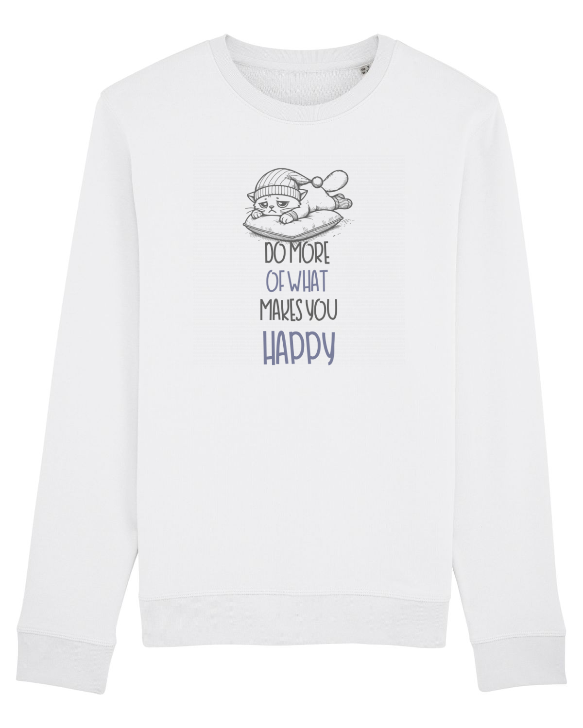 Bluză mânecă lungă Unisex Rise White