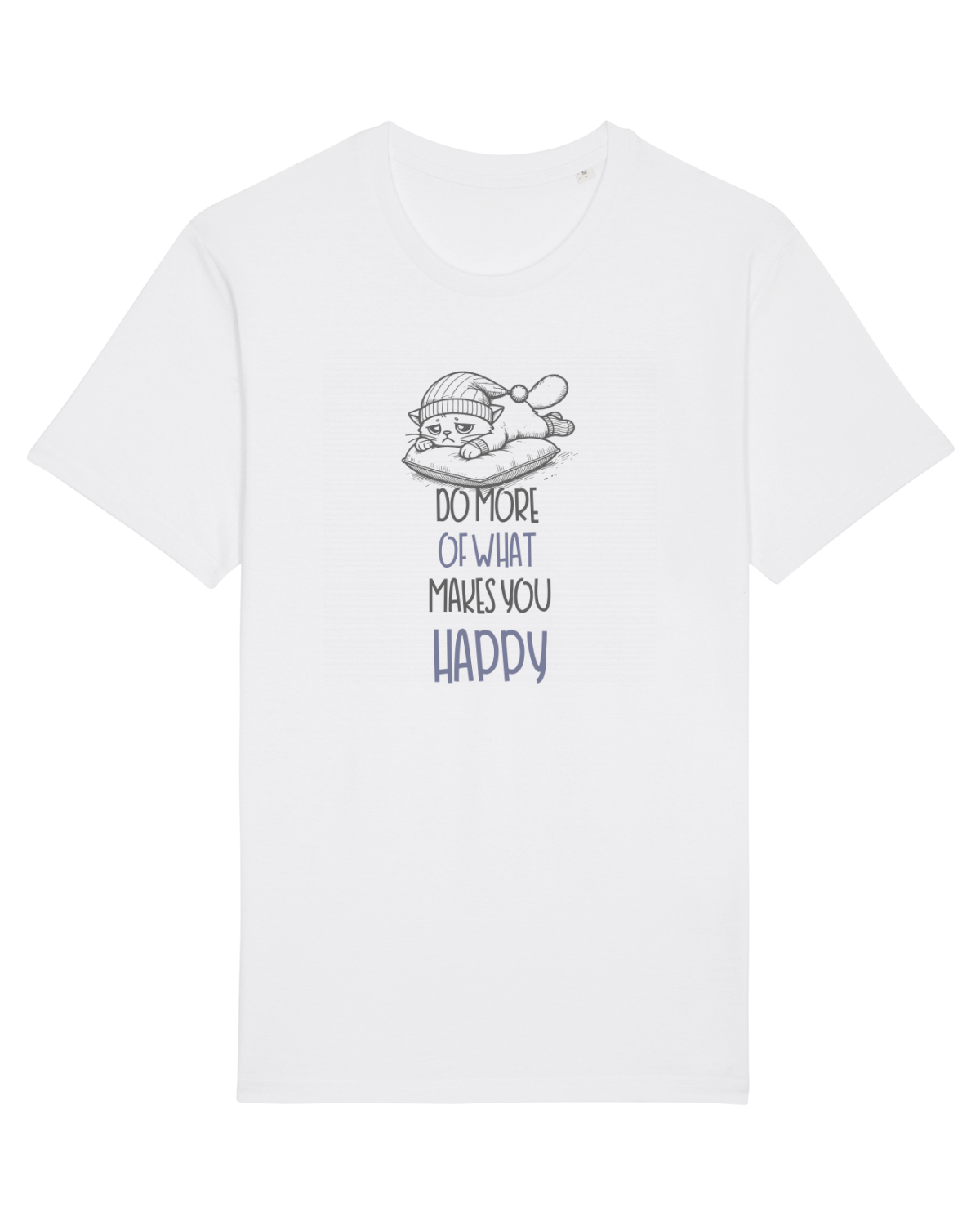 Tricou mânecă scurtă Unisex Rocker White