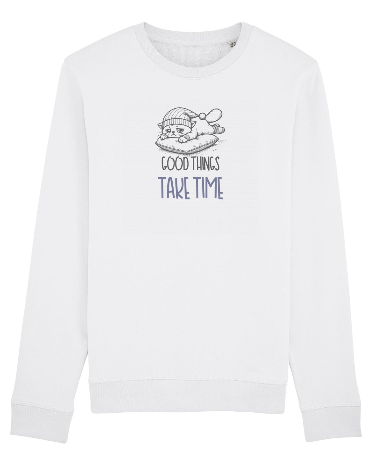 Bluză mânecă lungă Unisex Rise White