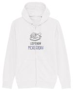LESS MONDAY, MORE FRIDAY - MAI PUTINE ZILE DE LUNI, MAI MULTE DE VINERI Hanorac cu fermoar Unisex Connector