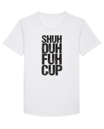 Shut the f**k up! Tricou mânecă scurtă guler larg Bărbat Skater