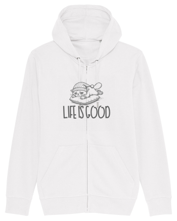 LIFE IS GOOD - VIATA E BUNA (cand dormi) White