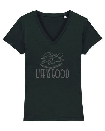 LIFE IS GOOD - VIATA E BUNA (cand dormi) Black