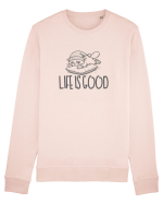 LIFE IS GOOD - VIATA E BUNA (cand dormi) Bluză mânecă lungă Unisex Rise