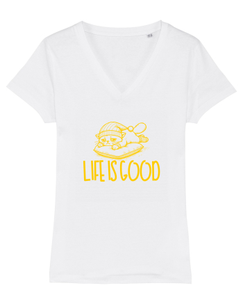 LIFE IS GOOD - VIATA E BUNA (cand dormi) 2 White