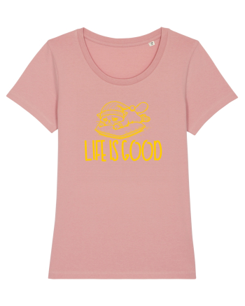LIFE IS GOOD - VIATA E BUNA (cand dormi) 2 Canyon Pink