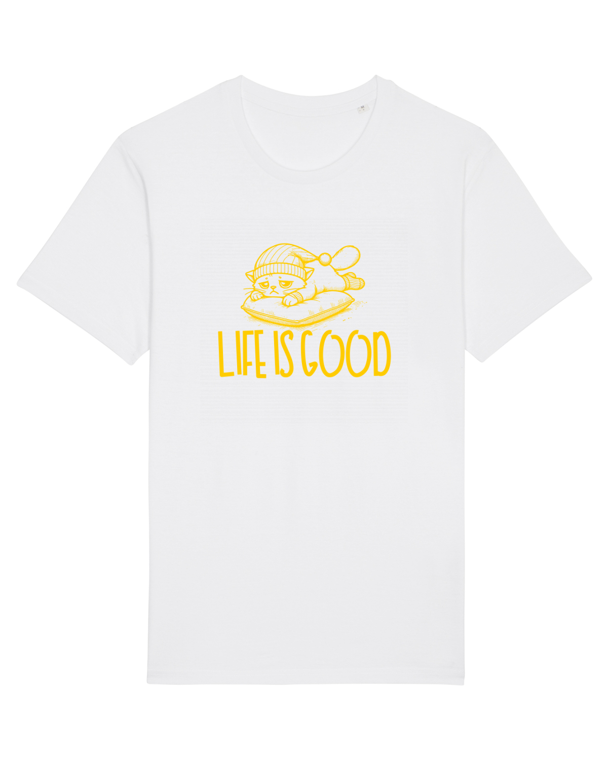 Tricou mânecă scurtă Unisex Rocker White
