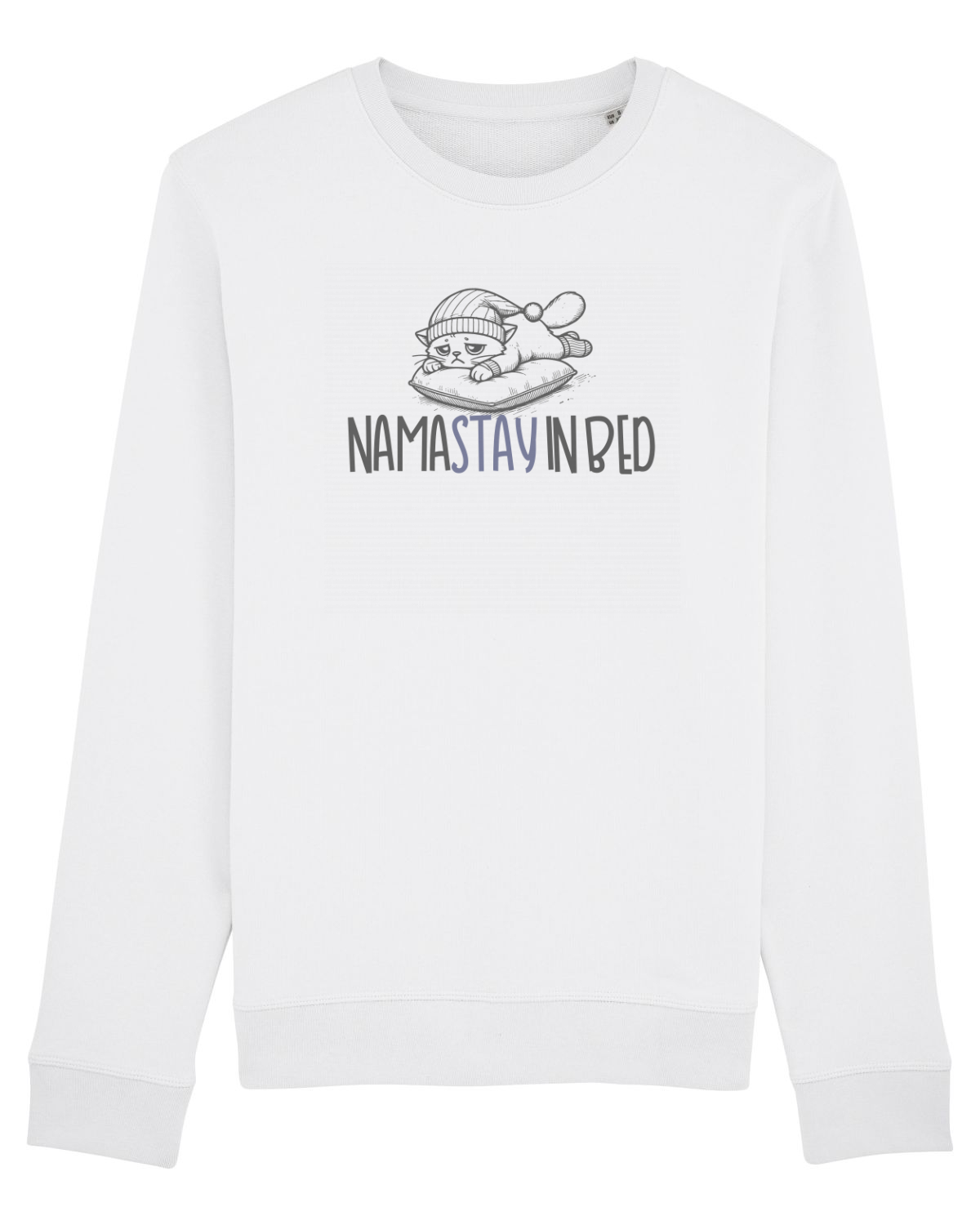 Bluză mânecă lungă Unisex Rise White