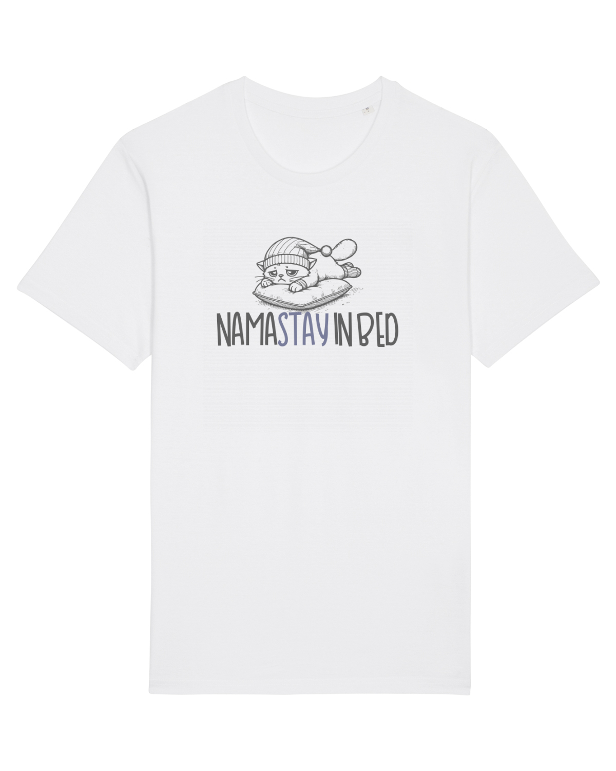 Tricou mânecă scurtă Unisex Rocker White