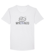 NAMASTAY IN BED - NAMASTE Tricou mânecă scurtă guler larg Bărbat Skater