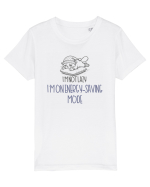 I`M NOT LAZY, I`M ON ENERGY SAVING MODE Tricou mânecă scurtă  Copii Mini Creator