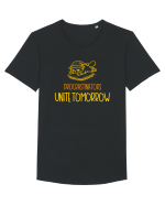 PROCRASTINORS, UNITE TOMORROW 2 Tricou mânecă scurtă guler larg Bărbat Skater