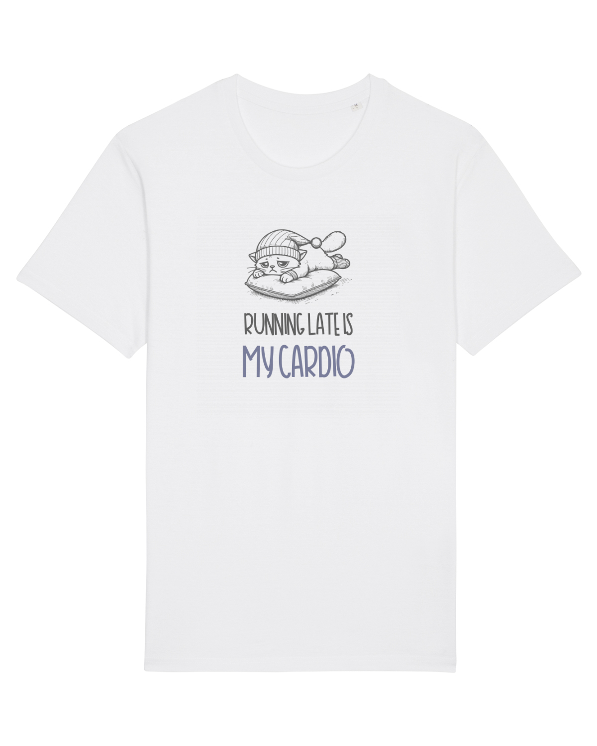 Tricou mânecă scurtă Unisex Rocker White