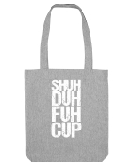 Shut the f**k up! - white Sacoșă textilă