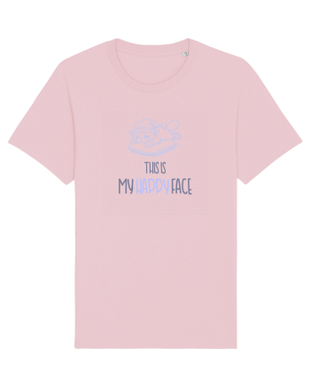 THIS IS MY HAPPY FACE - ASTA E FATA MEA FERICITA Cotton Pink