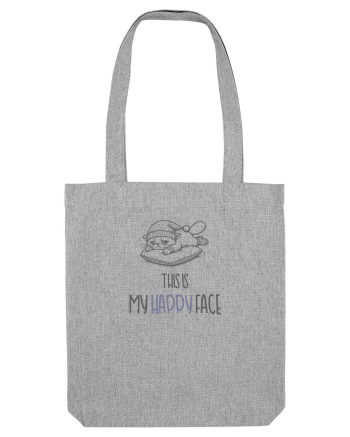 THIS IS MY HAPPY FACE - ASTA E FATA MEA FERICITA 2 Heather Grey