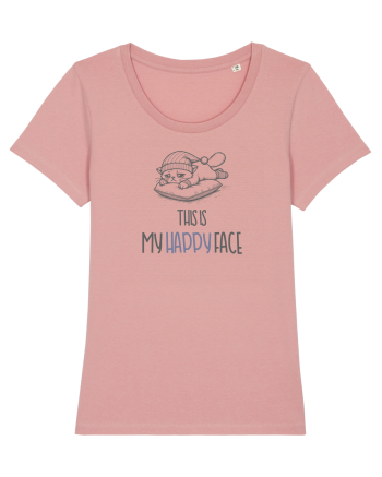 THIS IS MY HAPPY FACE - ASTA E FATA MEA FERICITA 2 Canyon Pink