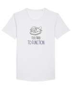 TOO TIRED TO FUNCTION - PREA OBOSIT/A CA SA FUNCTIONEZ Tricou mânecă scurtă guler larg Bărbat Skater