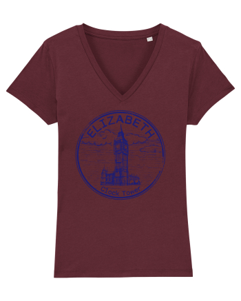 BIG BEN Elizabeth Clock Tower Burgundy